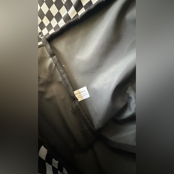 Dickies Checkered Messenger Bag Flap Front Hook & Loop Closure Adjustable Strap - Picture 15 of 16